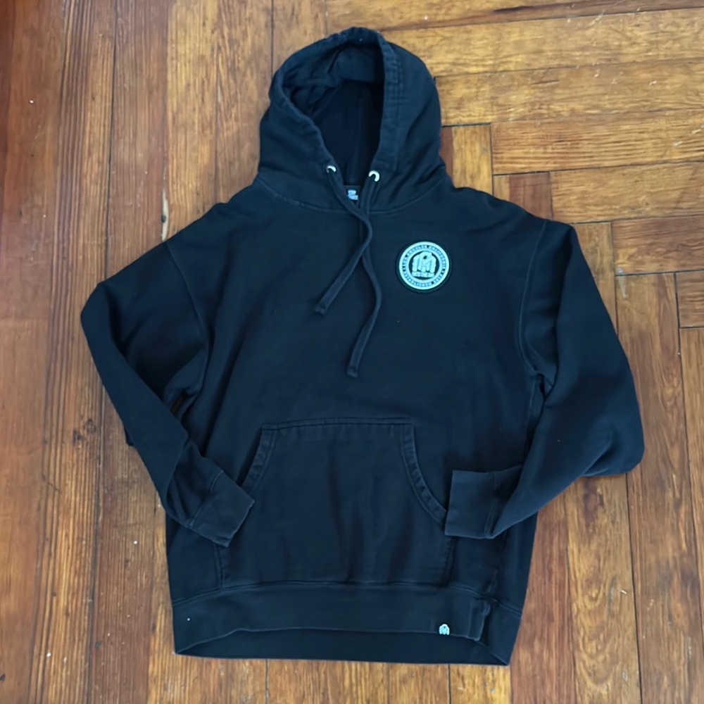 Black Classic Pullover Jacket with Hood